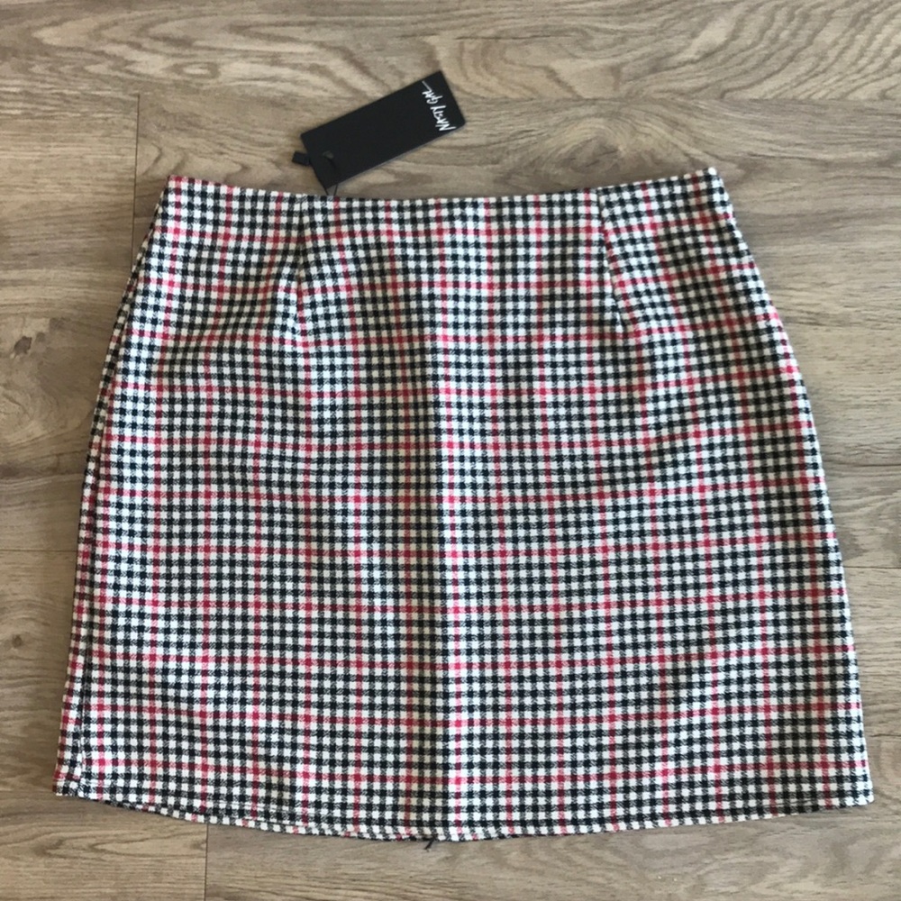 Checkered Mini Skirt